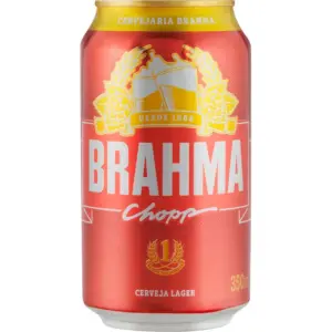 Cerveja Pilsen Chopp Brahma Lata 350ml
