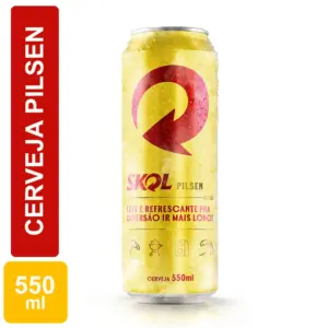 Cerveja SKOL Pilsen 550ml Lata